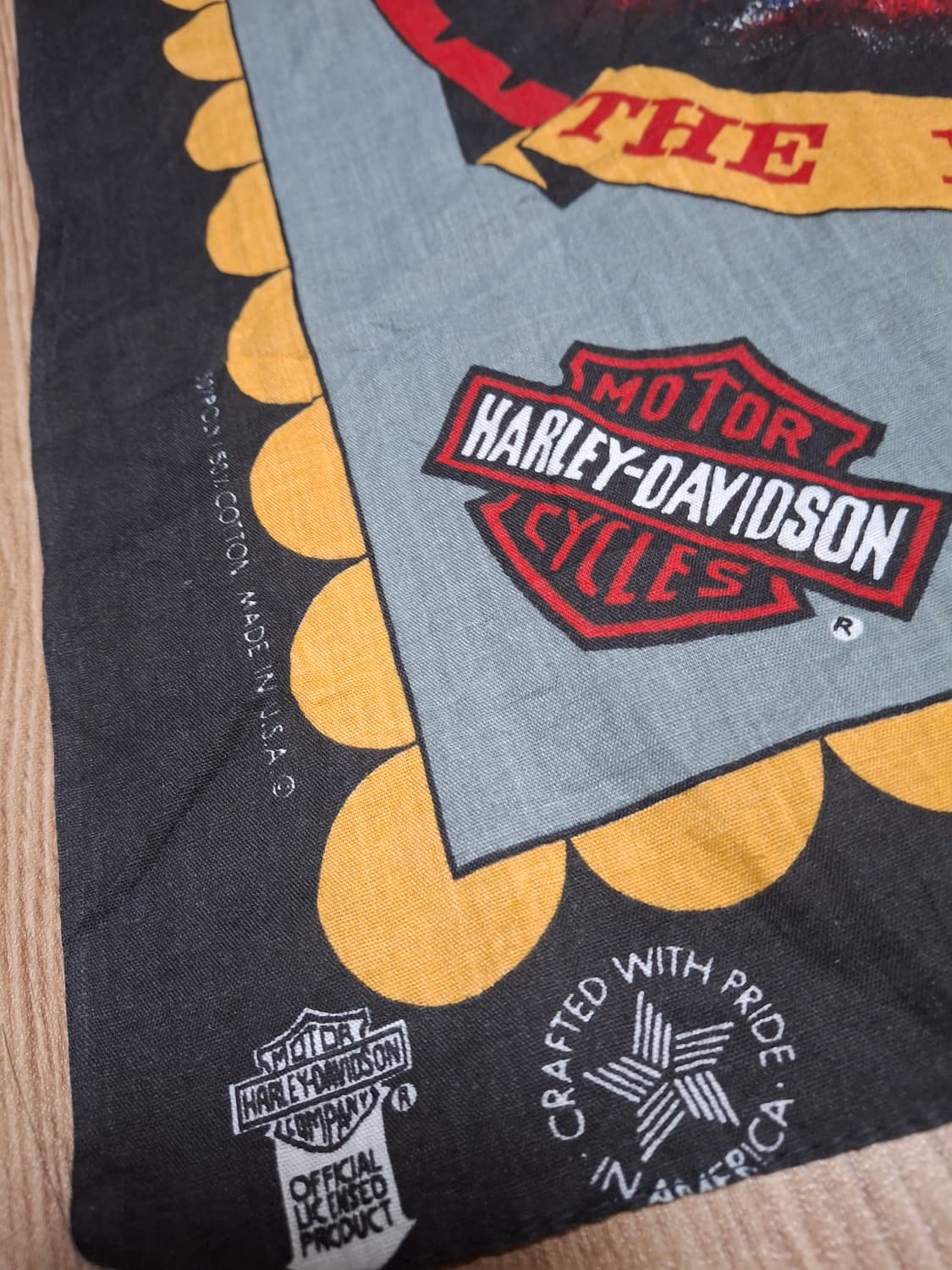 80s90s 할리데이비슨 the right of freedom 반다나 상품이미지3