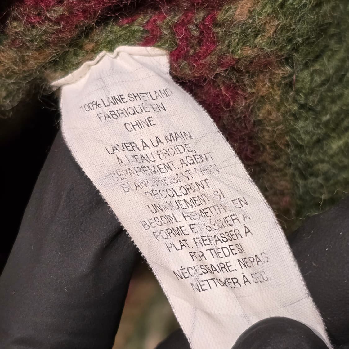 L.L.Bean 셰틀랜드 울100 페어아일 스웨터 상품이미지5