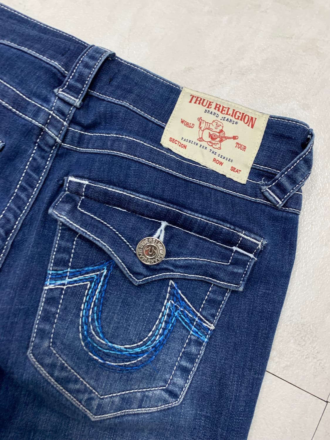 트루릴리전 와이드 부츠컷 데님 팬츠 #653 상품이미지10