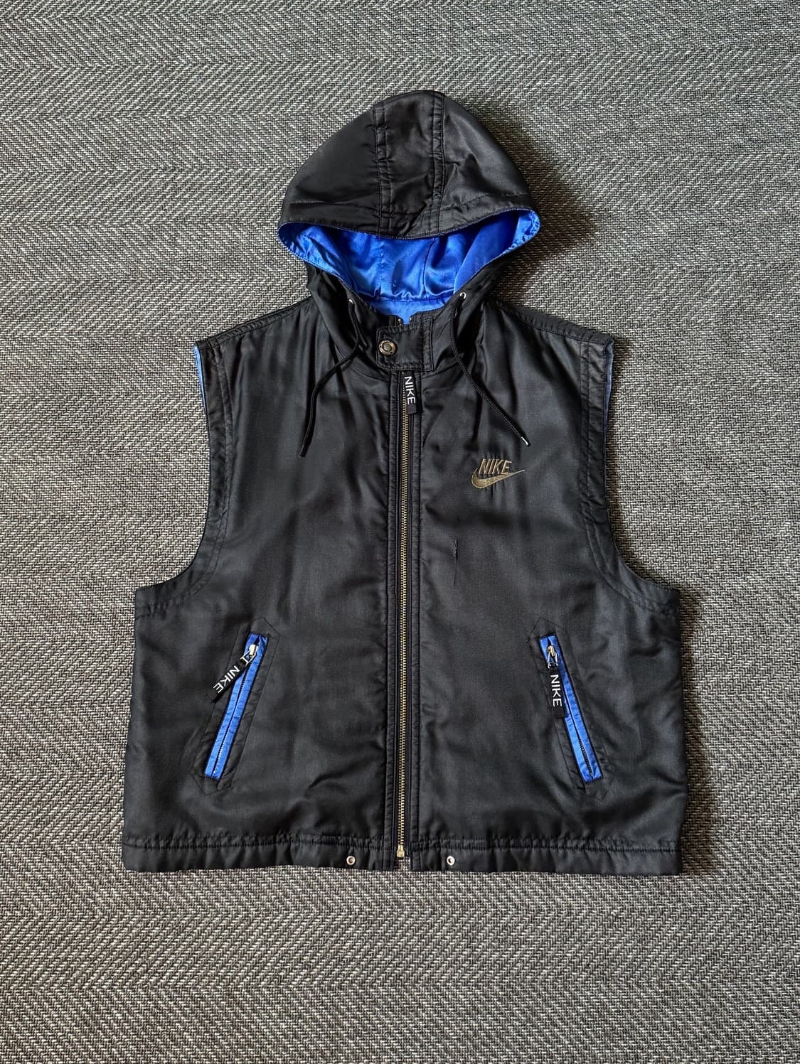 90s 나이키 나일론 써멀라이트 후드 베스트 (105-110) 상품이미지1