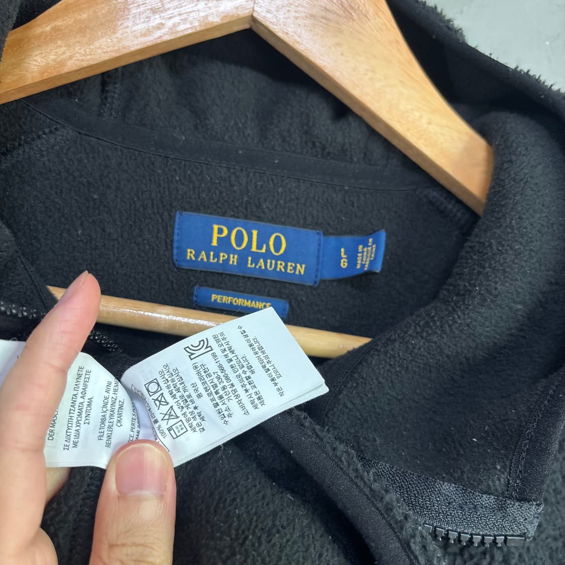 폴로 랄프로렌 플리스 후드집업 상품이미지3