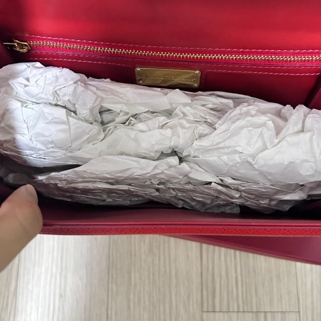 페라가모 빨간색 체인백 여성 가방 상품이미지7