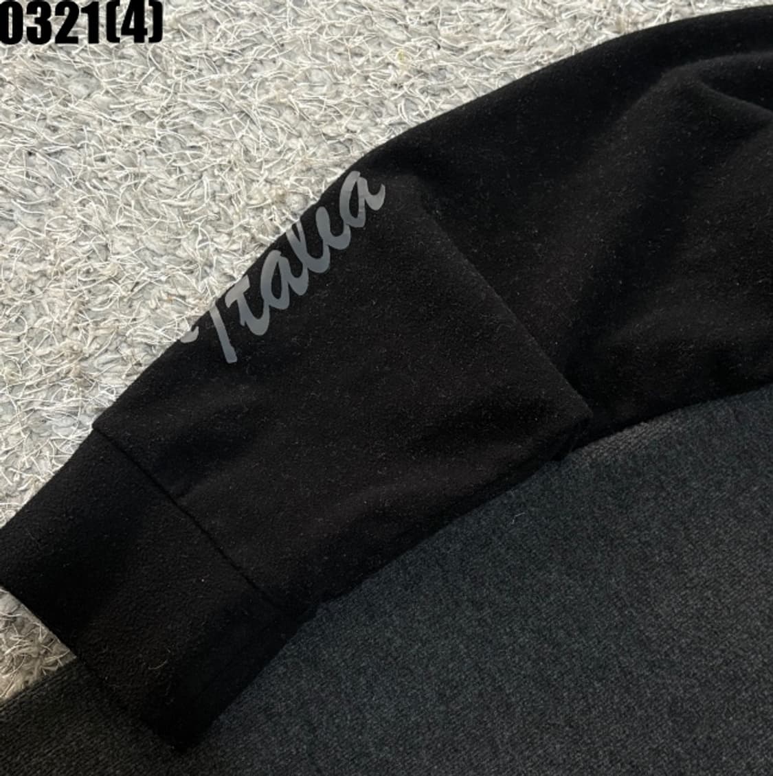 XL 카파 ITALIA 배색 하프집업 긴팔 티셔츠 0321(4) 상품이미지3