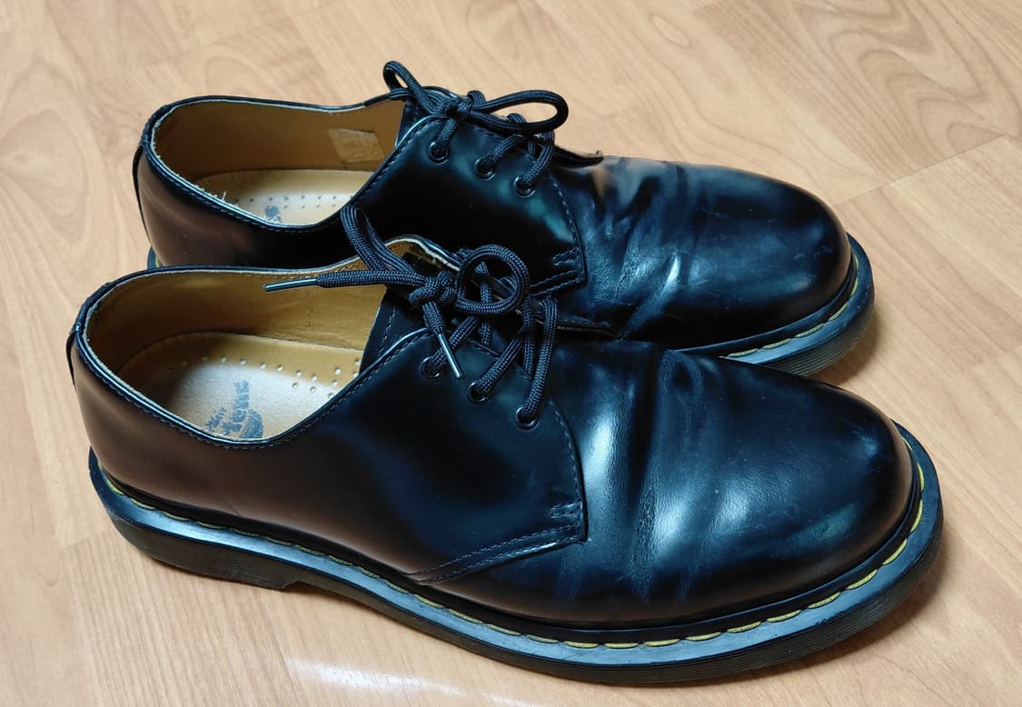 닥터마틴 1461 스무스 블랙 3홀 UK8 (270) 상품이미지2