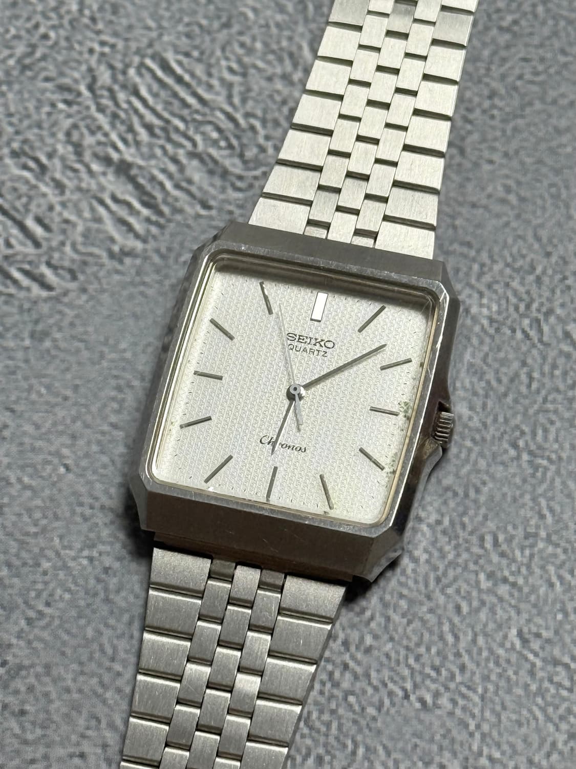 세이코 Seiko Chronos 쿼츠 스퀘어 상품이미지1