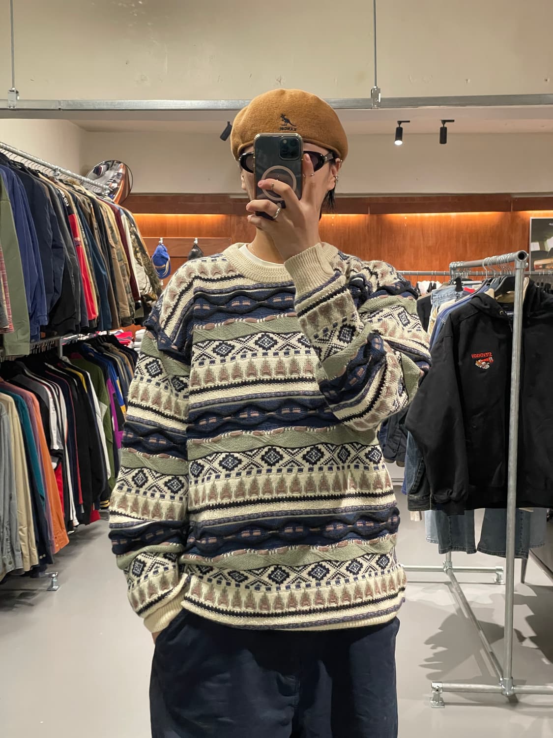 빈티지 케이블 니트   상품이미지1