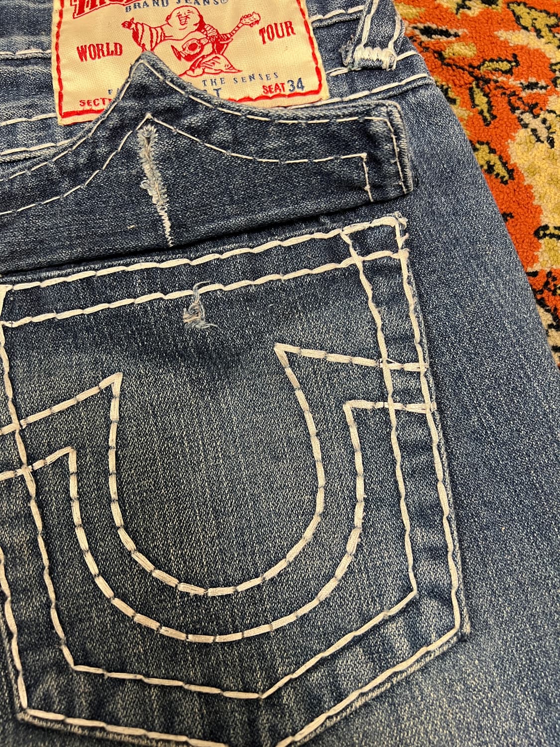 [32] 트루릴리전 빌리 슈퍼티 데님팬츠 상품이미지8