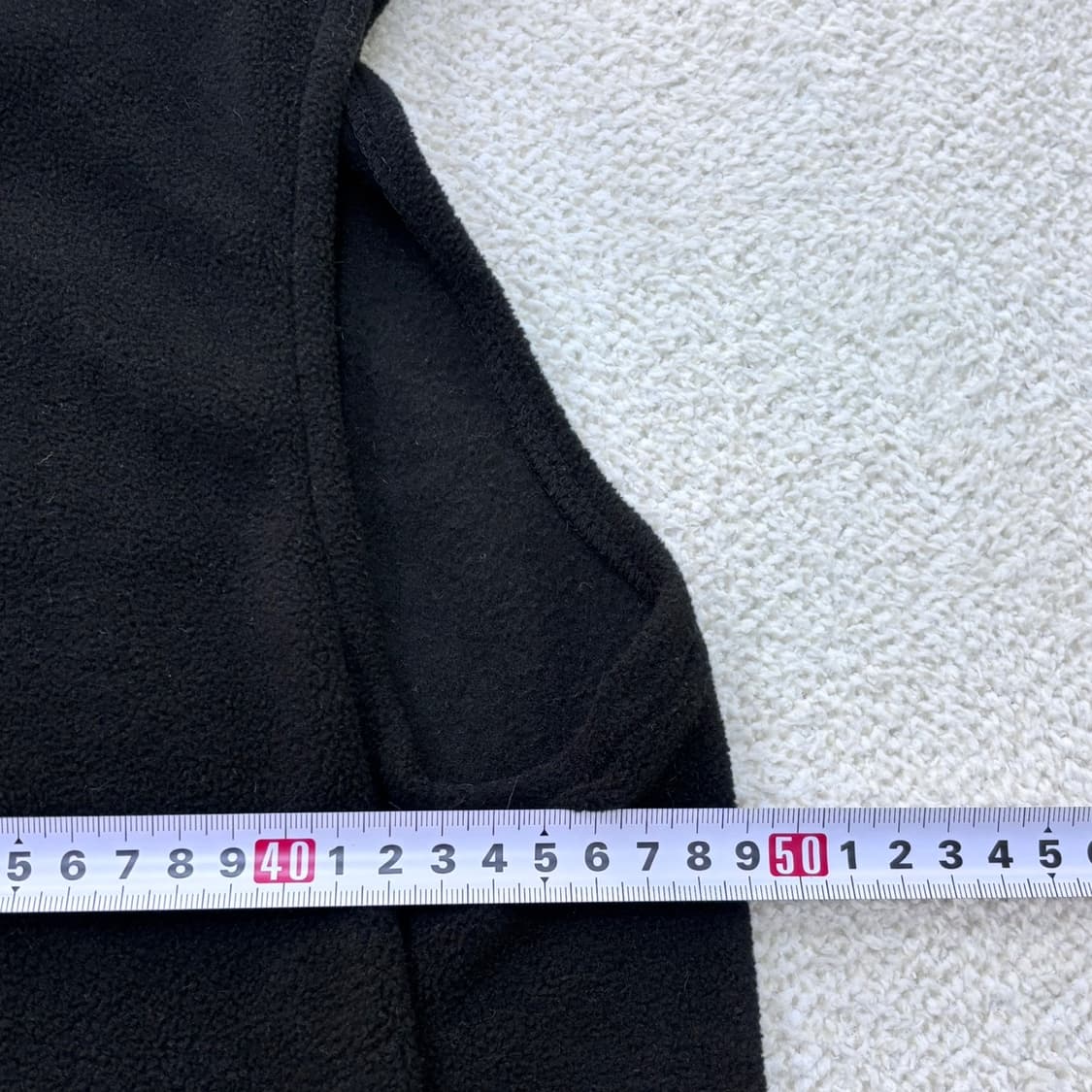 M 빈티지 블랙 지퍼 조끼 0306E 상품이미지5