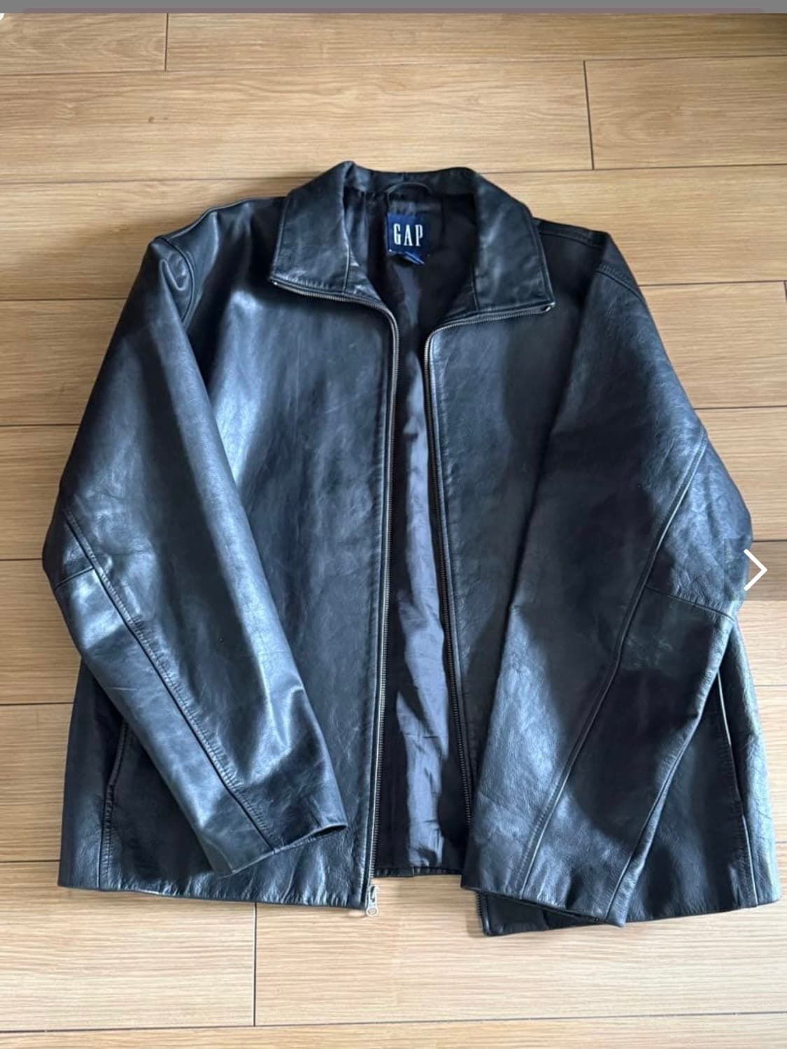 올드갭 00s gap 갭 레더자켓 풀 집 가죽자켓 상품이미지1