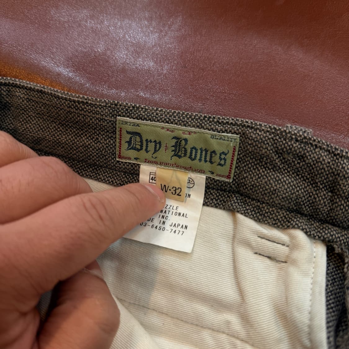 드라이본즈 로커빌리 신치백 서스펜서 디테일 트라우저 32 33 일본생산 상품이미지8