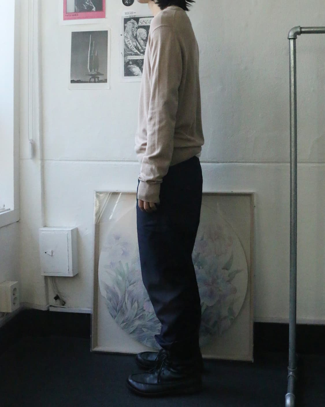 준야 와타나베 네이비 트라우저 상품이미지3