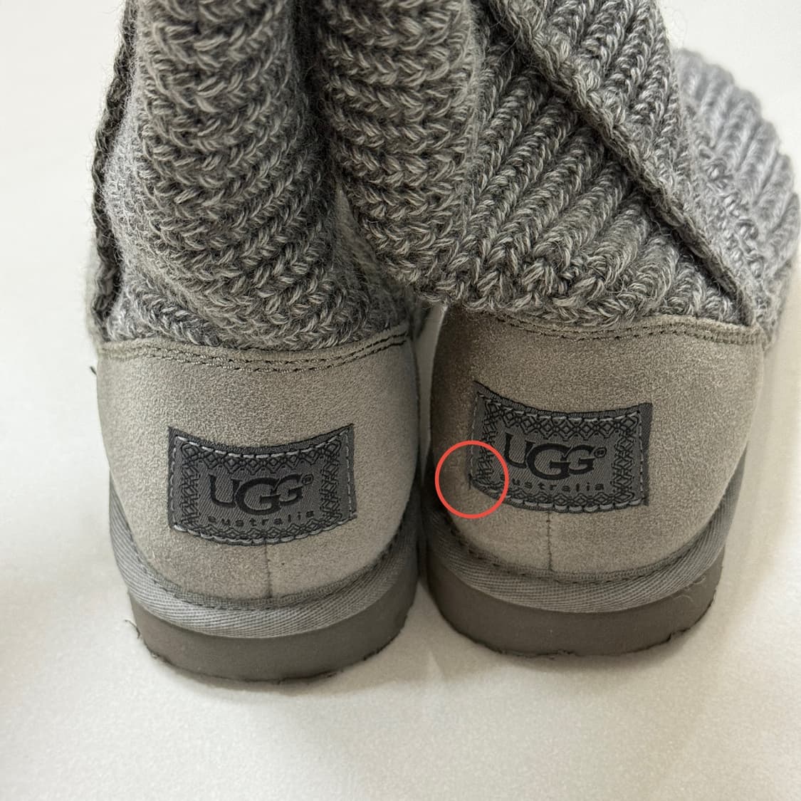 어그 카디 니트부츠 그레이 230 상품이미지10