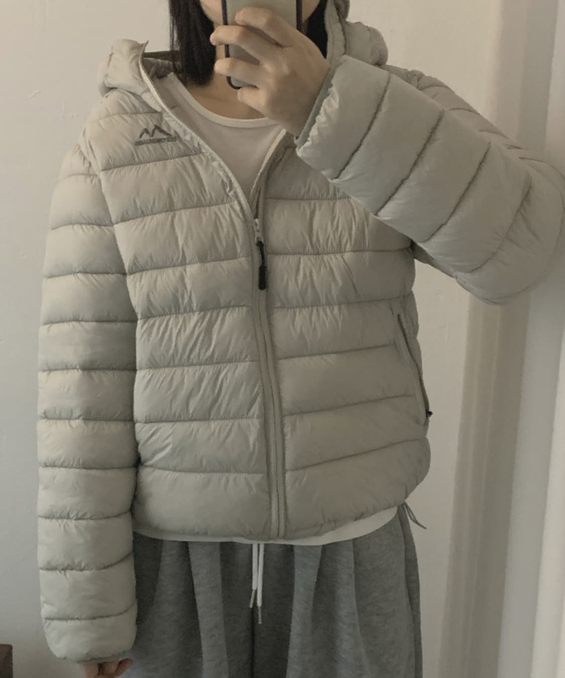 라이트 경량 후드패딩 상품이미지5