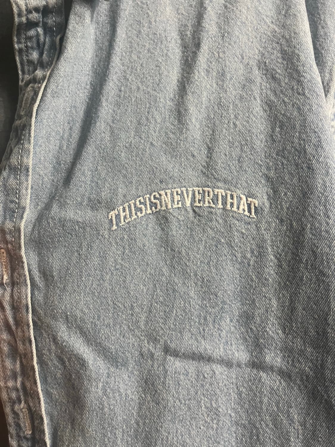 디스이즈네버댓 데님 셔츠 상품이미지3