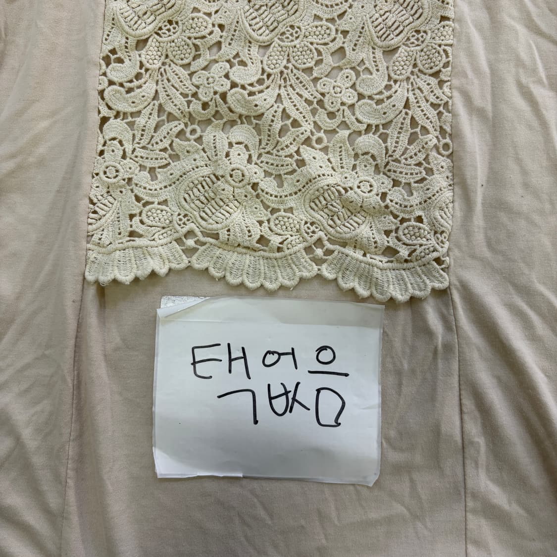 실측확인 빈티지 레이스 반팔티 0526D 상품이미지4
