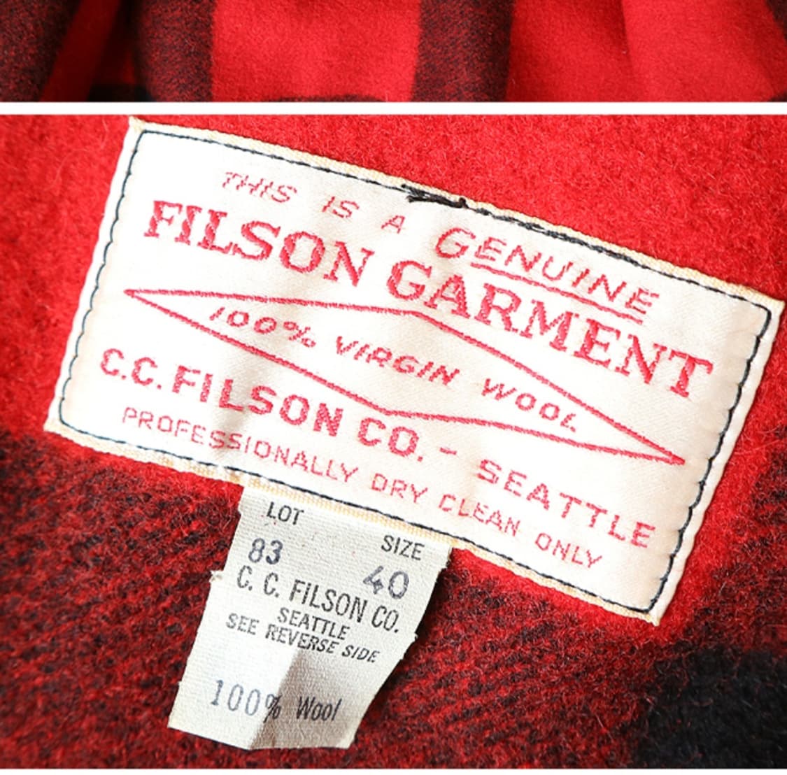 미국산 80-90S 미국산 filson 필슨 더블 메키노 크루저 자켓

 상품이미지10