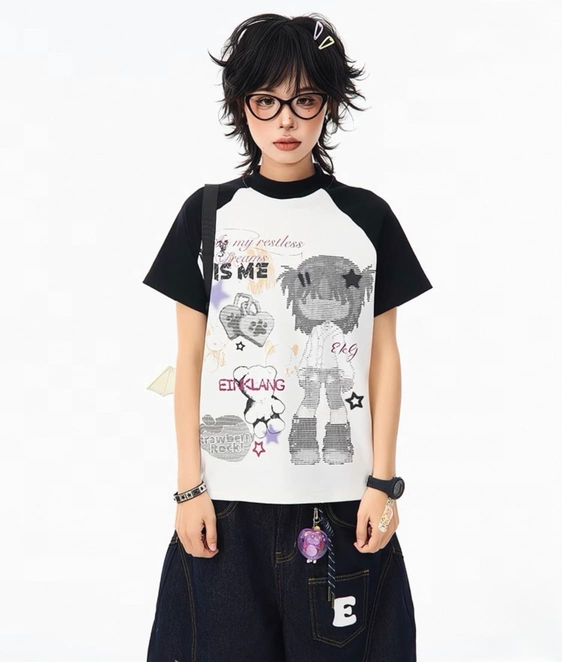 아사키 프레자키 반팔티셔츠 상품이미지2