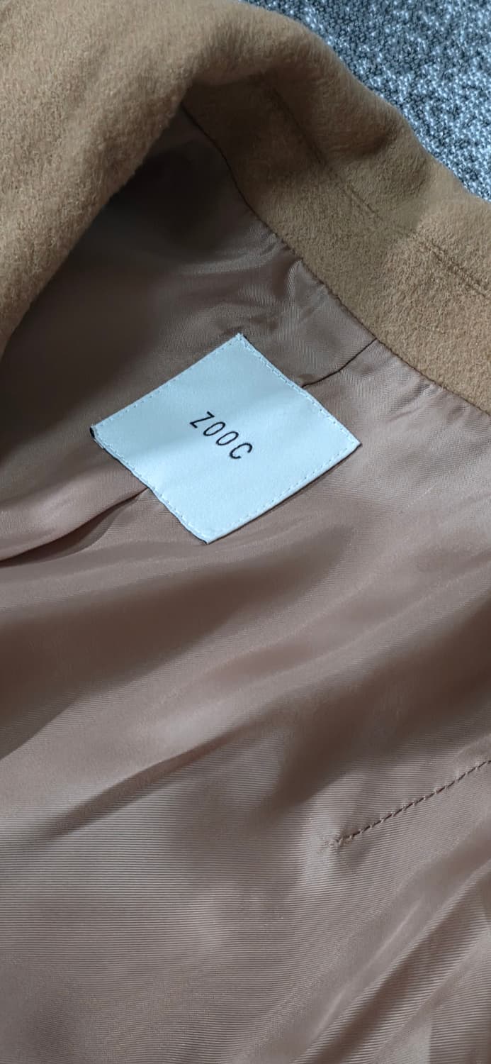 쥬크 ZOOC 울캐시미어 카멜 롱 코트 55 상품이미지8