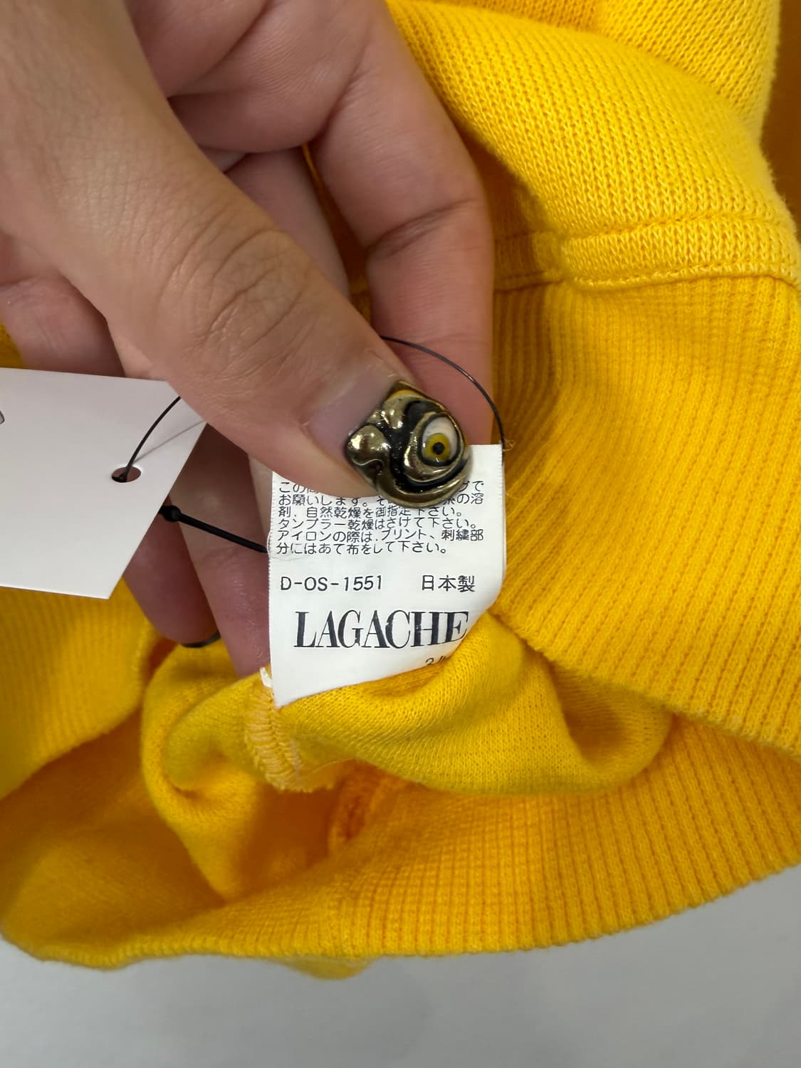 90s LAGACHE 자수 스웻셔츠 상품이미지5