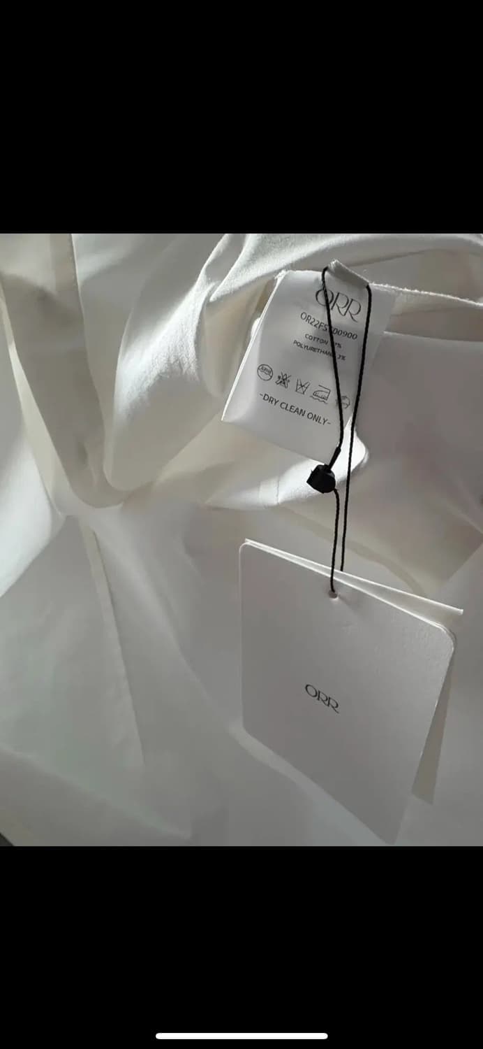 오르 스트래치 테일러 셔츠 - 퓨어 화이트 상품이미지3