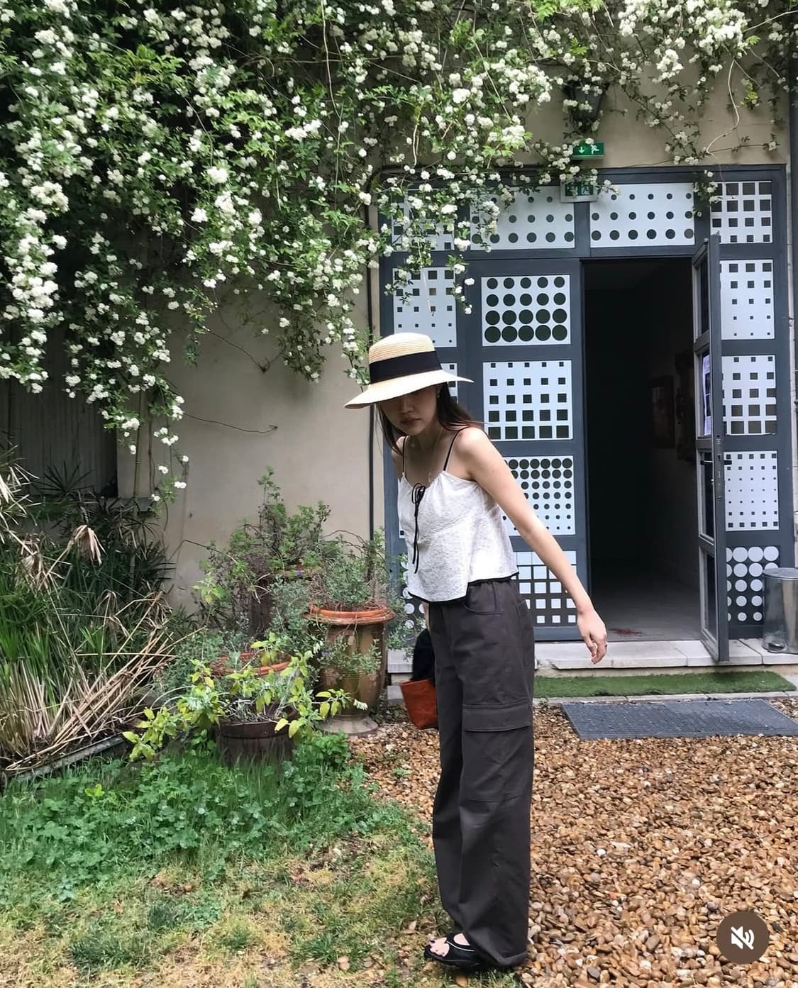 타낫 리본 쉬어 슬리브리스 탑 (택O) 상품이미지2