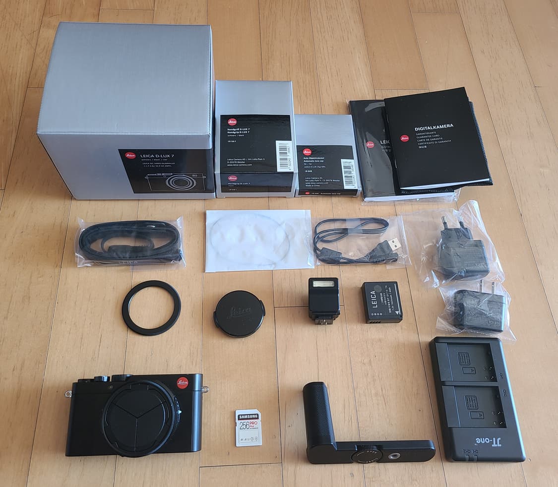 라이카 D-LUX7 정품 그립, 오토캡, sd카드 포함 풀박스 상품이미지1