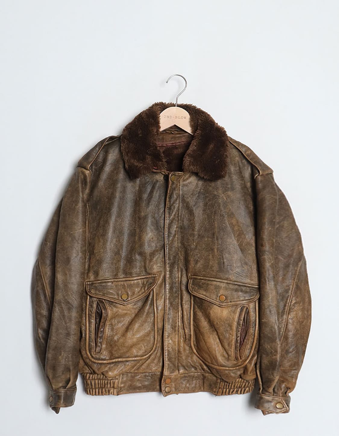 90's Vintage G-1 Leather Jacket 상품이미지1