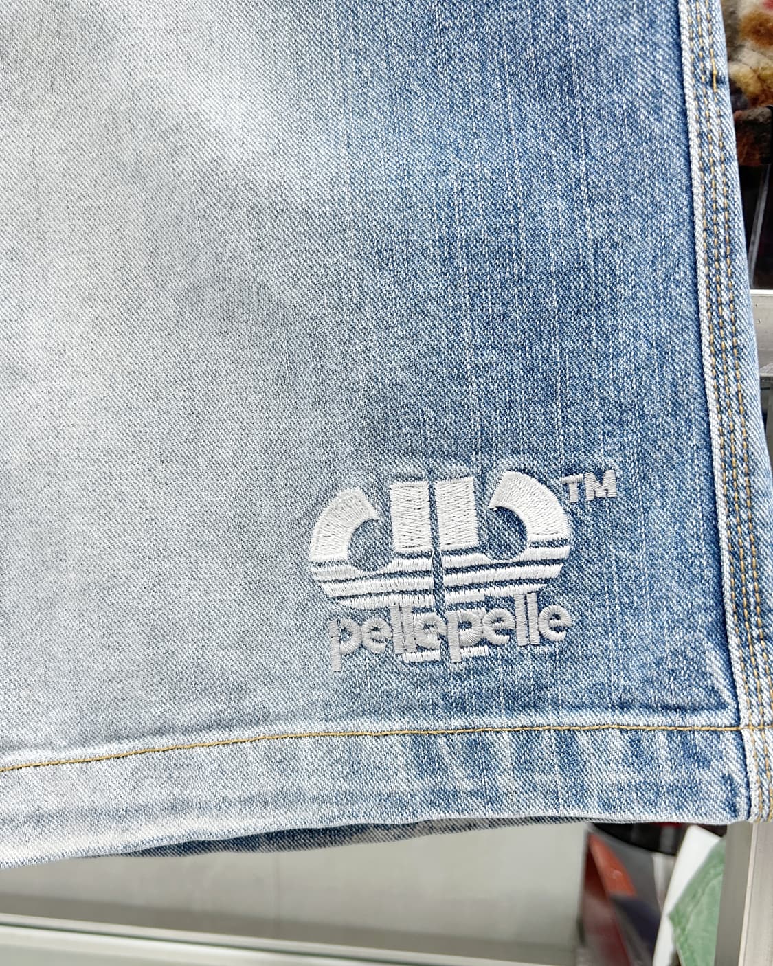 펠레펠레 00s 워시드 버뮤다 데님 팬츠 상품이미지5
