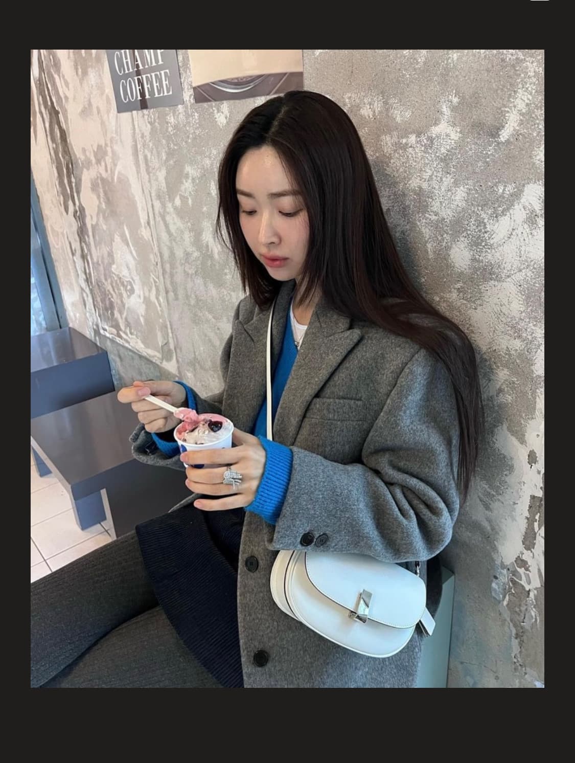 에토스 그레이 울 자켓 상품이미지2