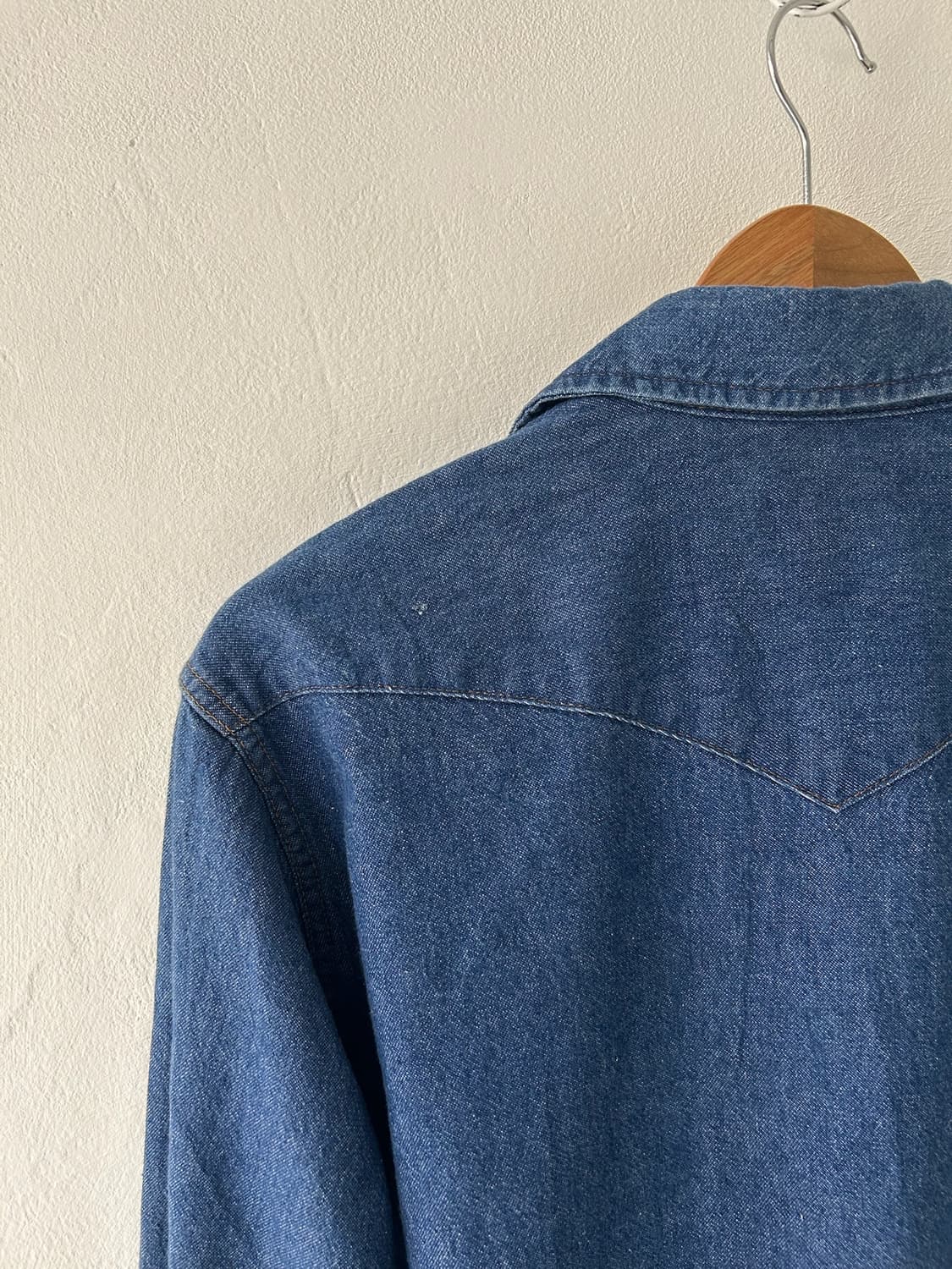 80-90s vtg WRangler Denim Western shirt. 상품이미지8