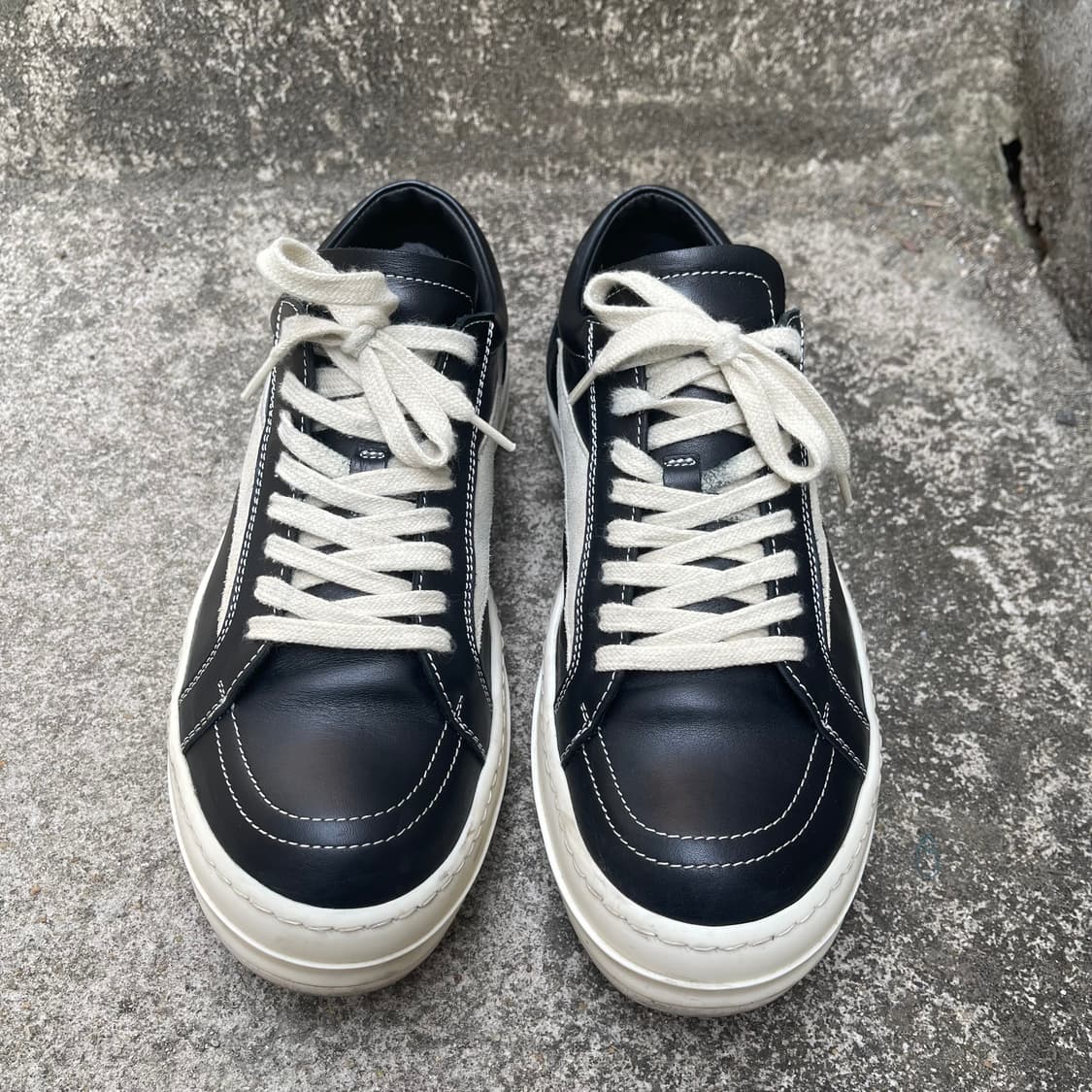 [40] Rick Owens Vintage 레더 스니커즈 (260) 상품이미지2