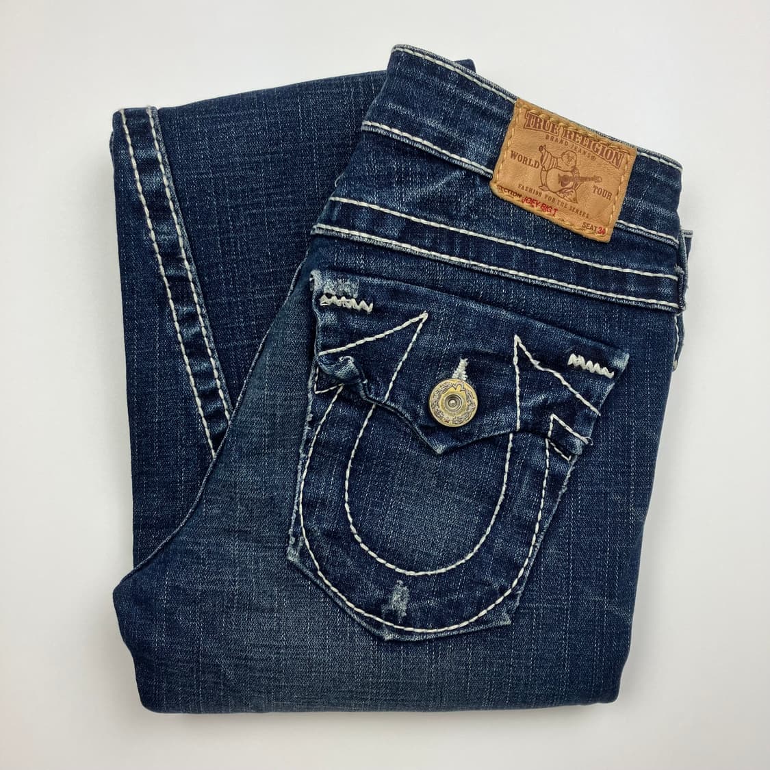 [27] 트루릴리젼 조이 빅티 스티치 데님 상품이미지10