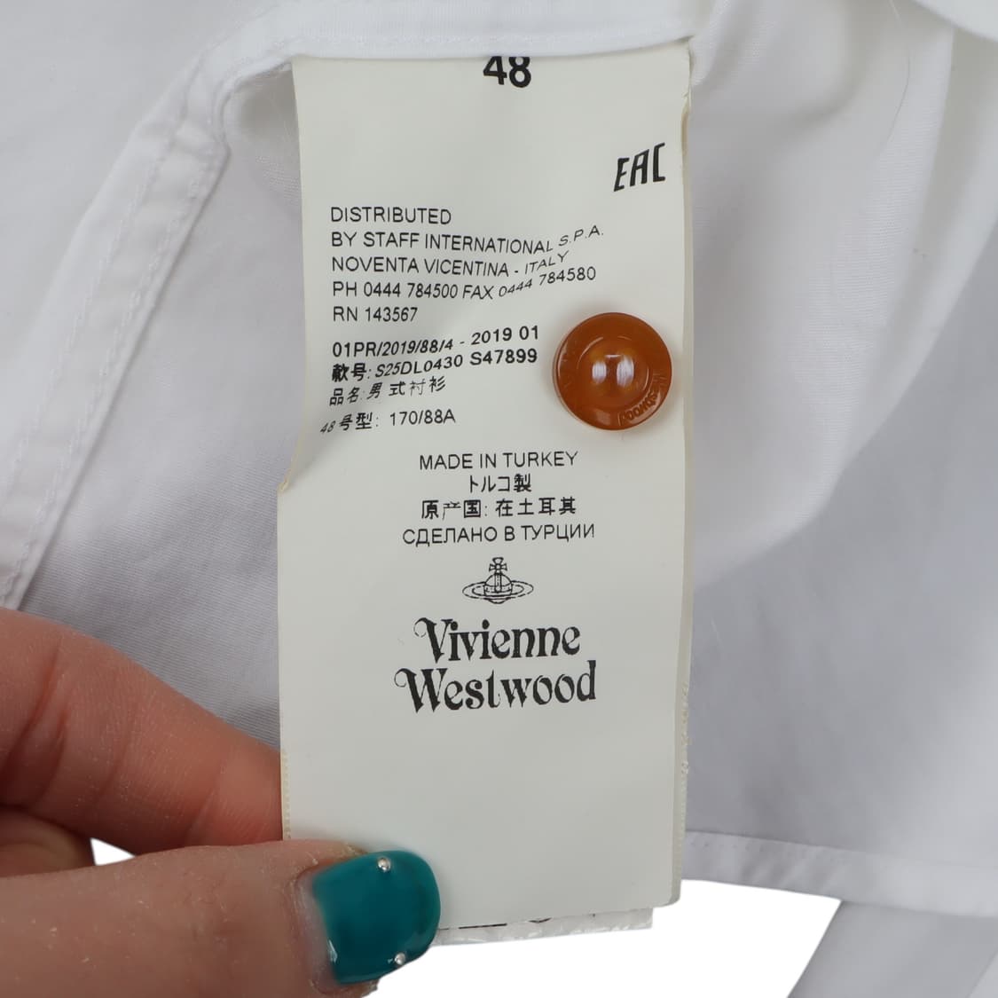 비비안웨스트우드 orb 화이트 셔츠 상품이미지9