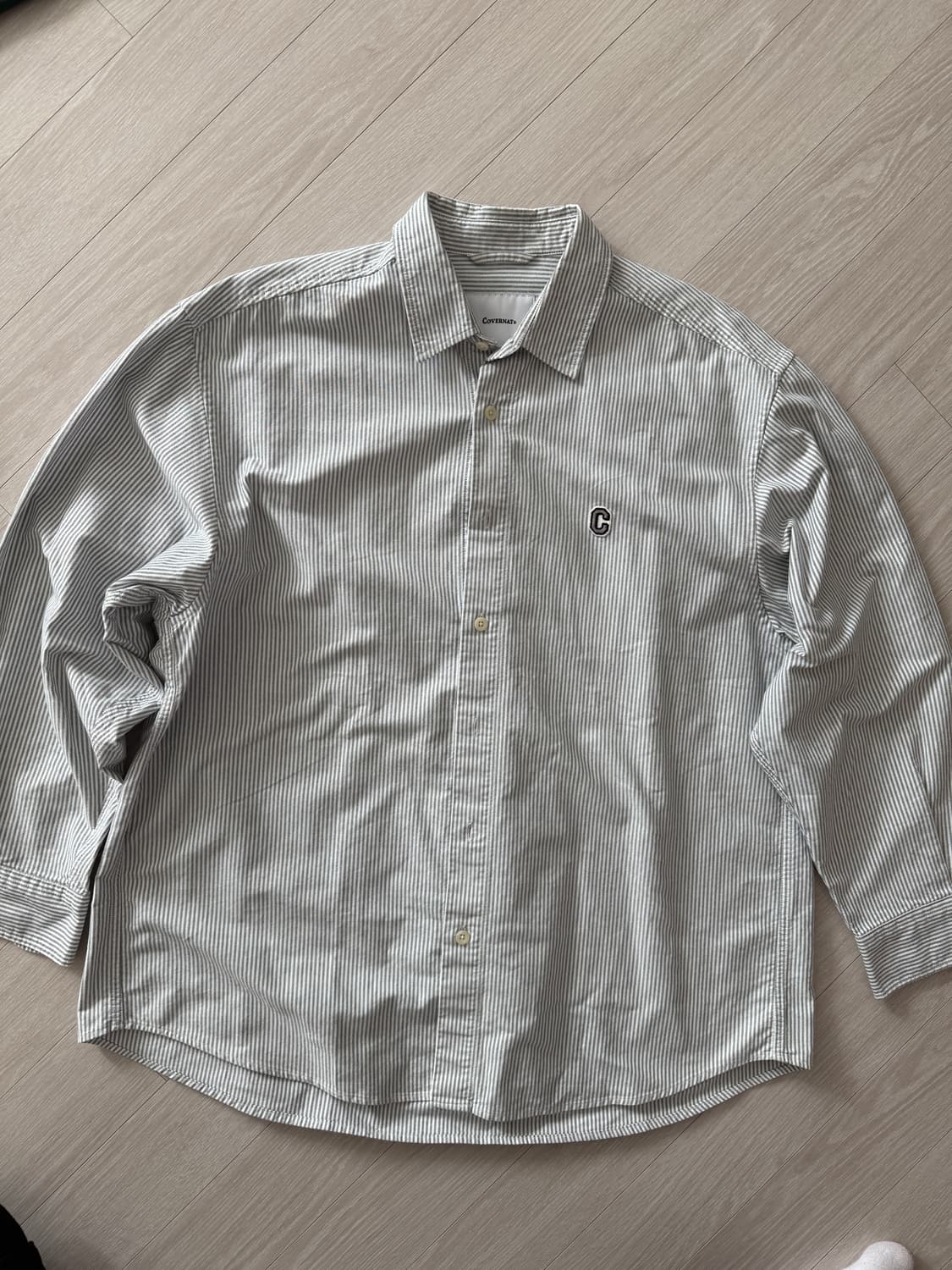 커버낫 스트라이프 옥스포드 셔츠 XL 상품이미지1