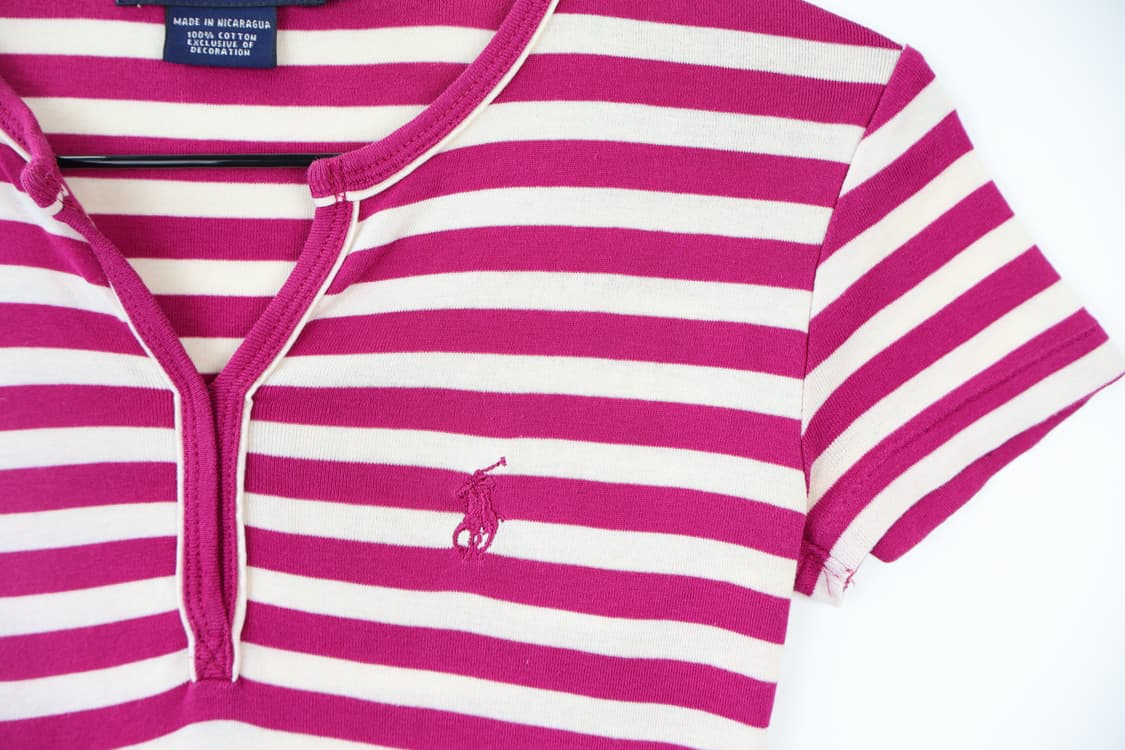 Ralph Lauren Pink Striped T-Shirts 상품이미지5