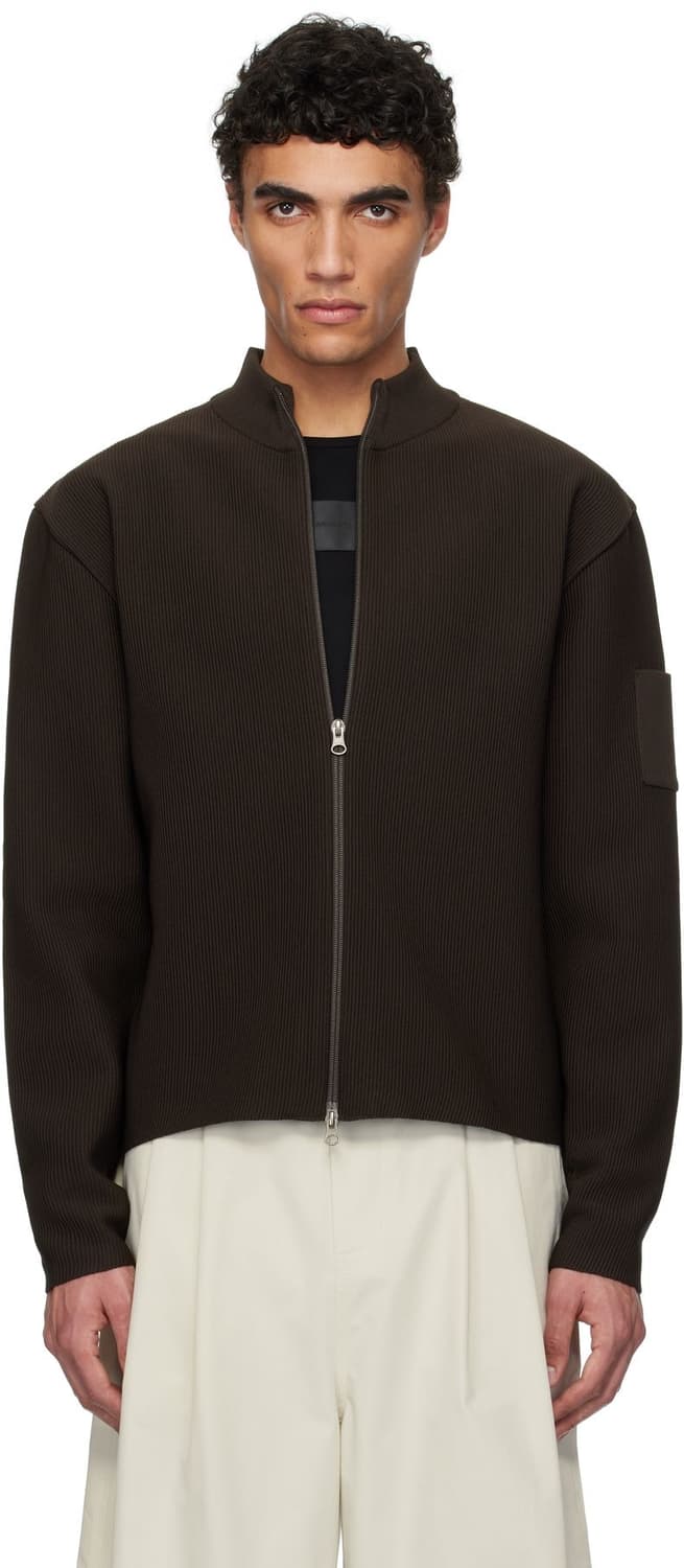 아모멘토 / 모크넥 집업 가디건 상품이미지1