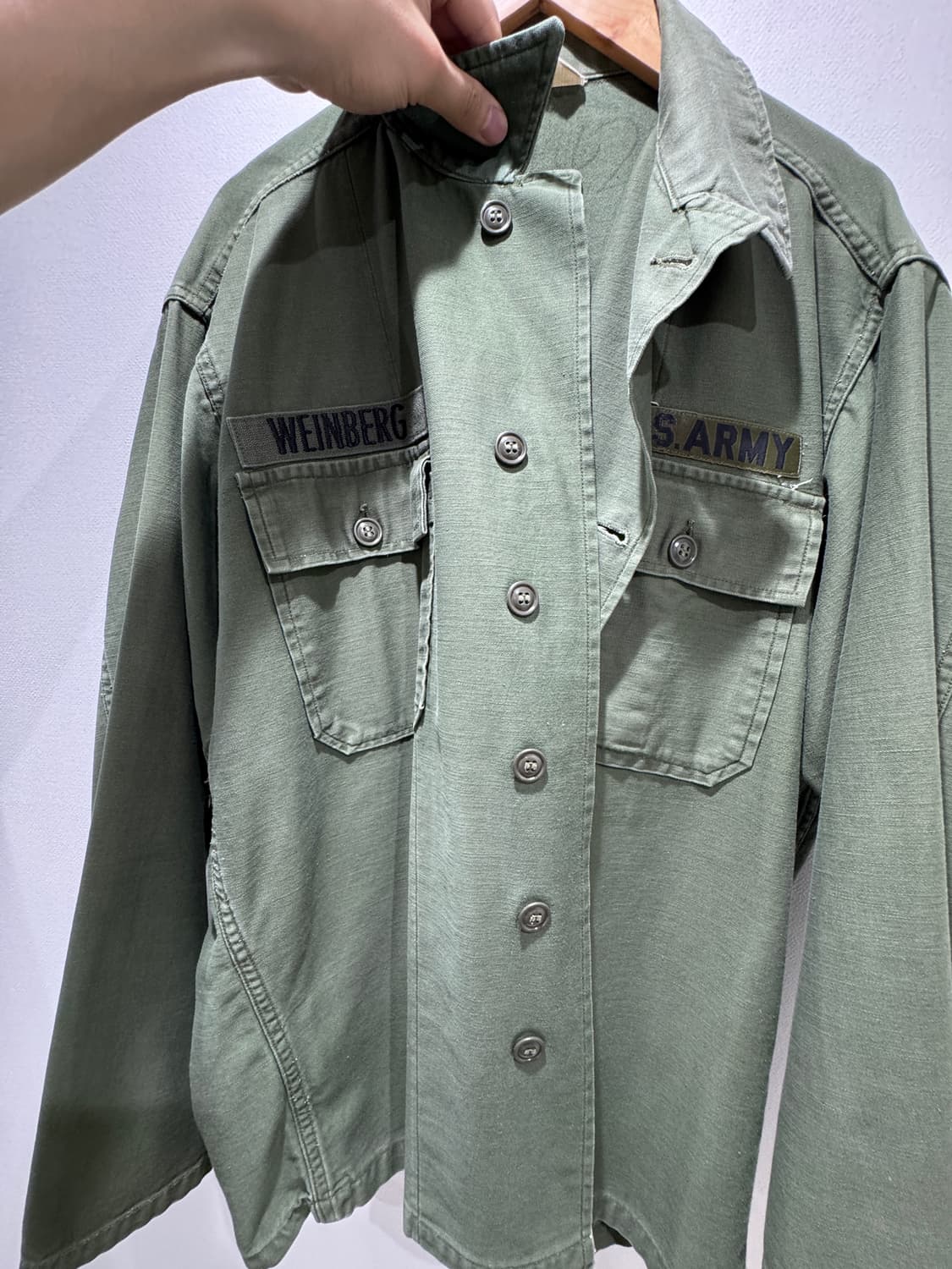 US Army 1세대 OG 107 셔츠 빅사이즈 상품이미지7