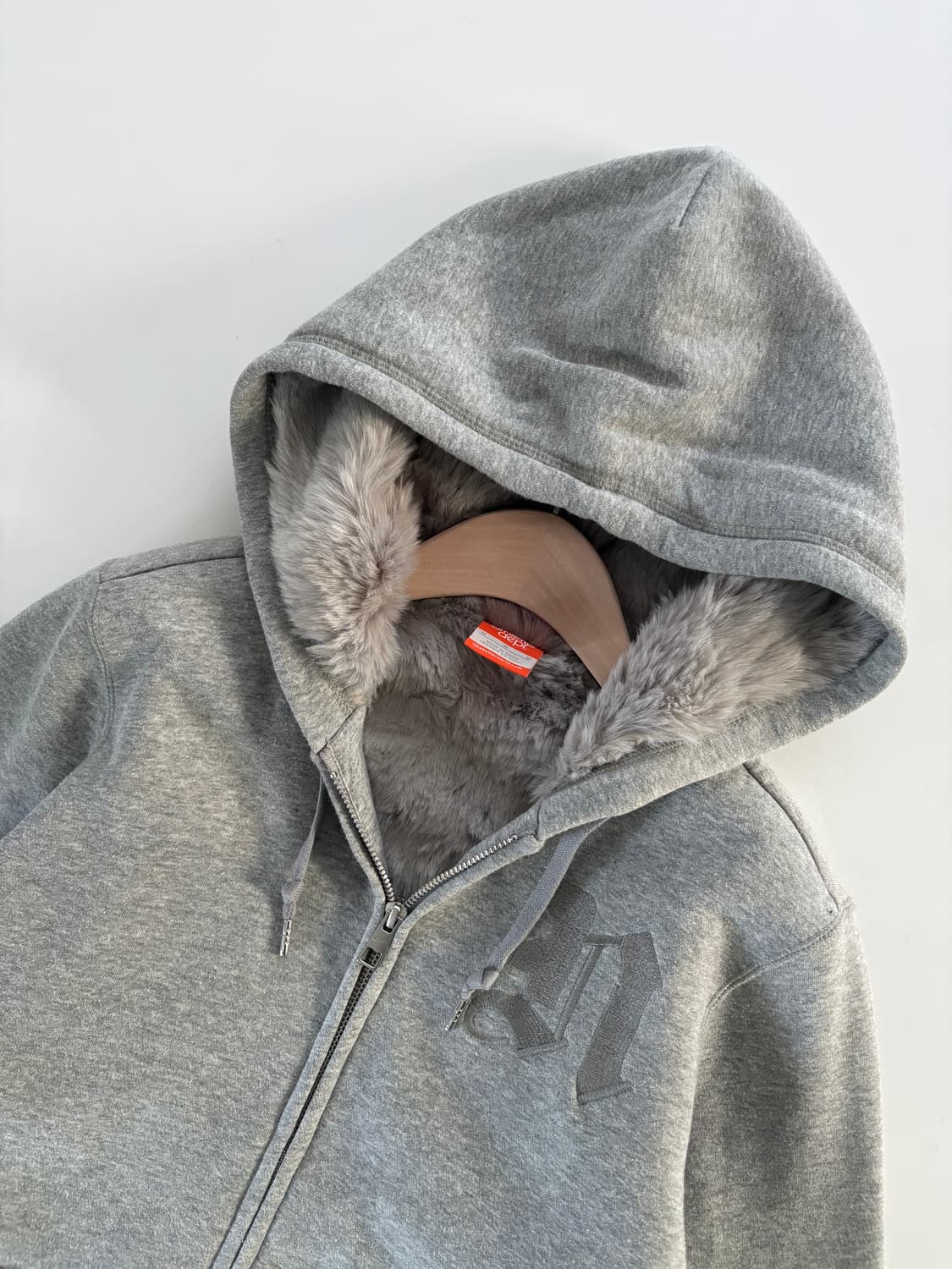 Nike 나이키 퍼안감 그레이컬러 후드집업 상품이미지3