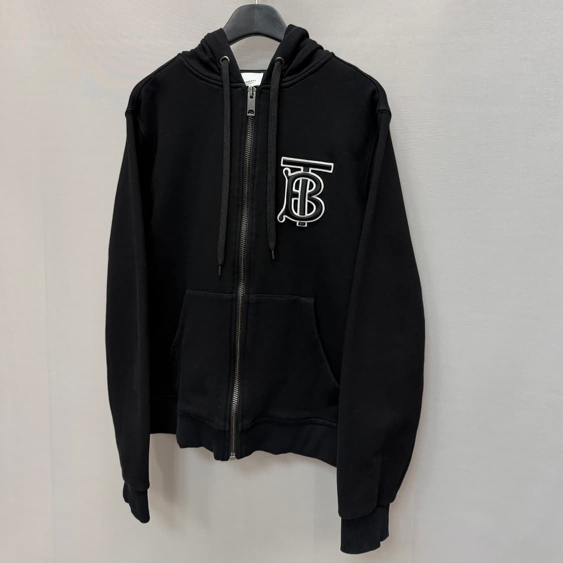 버버리 모노그램 모티브 코튼 후드집업  (100) 상품이미지3