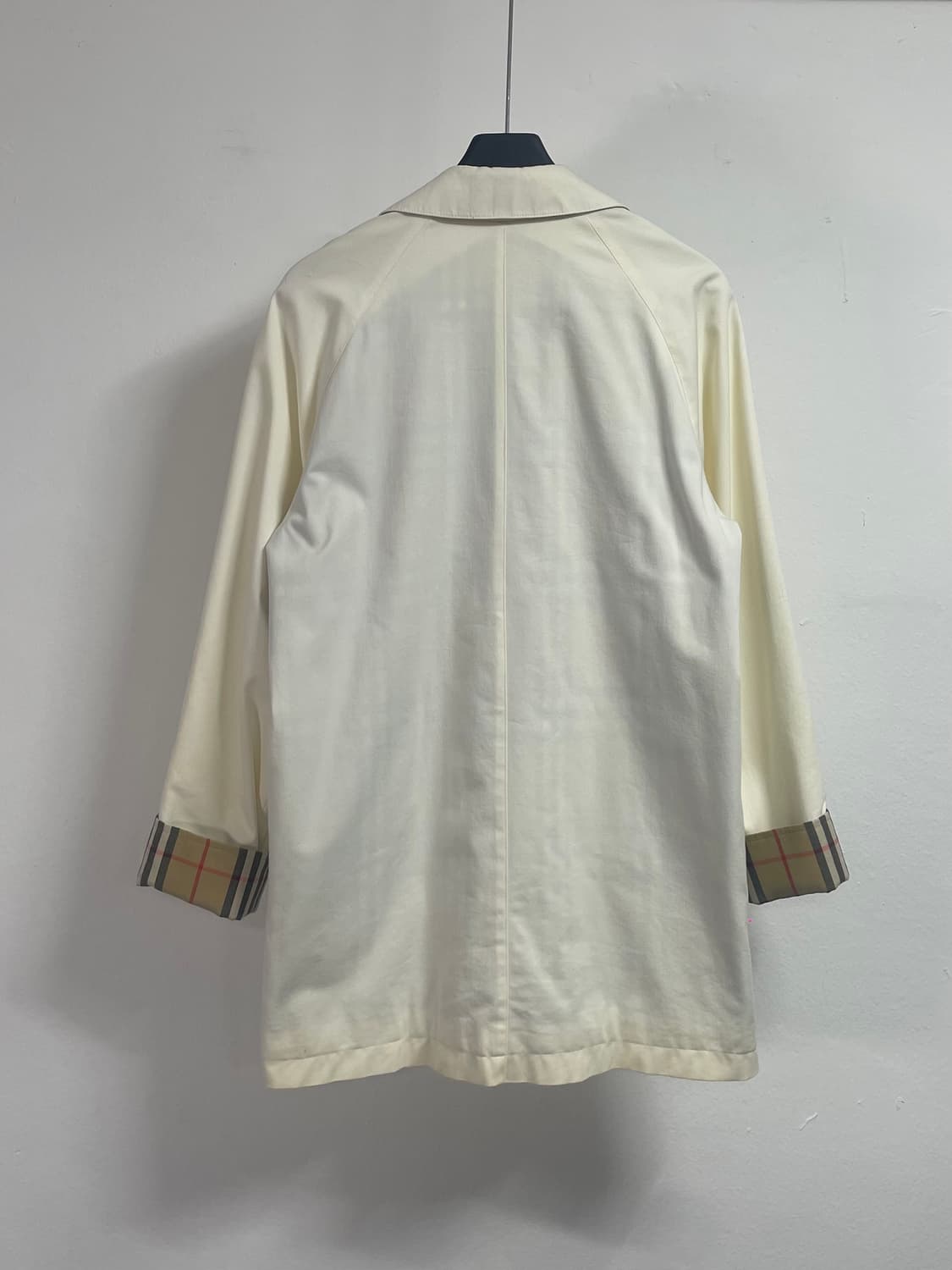 버버리 크림아이보리 노바체크 하프 자켓 (on.148) 상품이미지3
