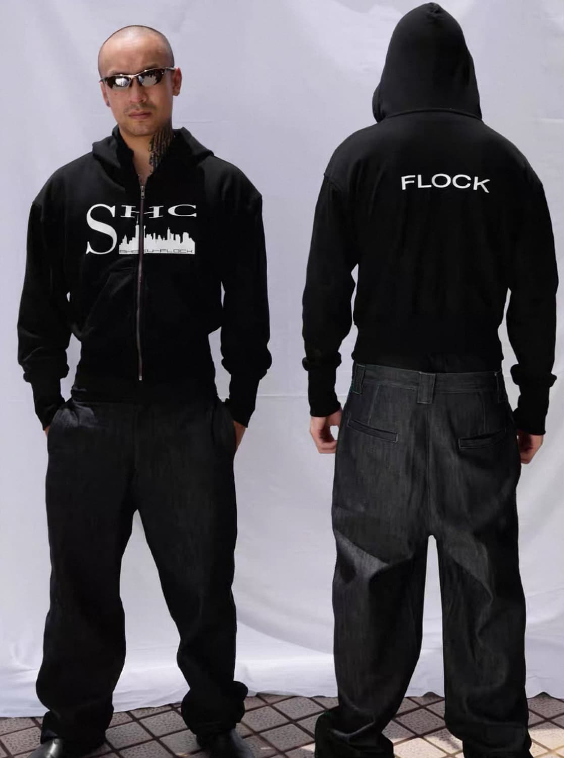 SHC Printed Slim Zip Hoodie 상품이미지8