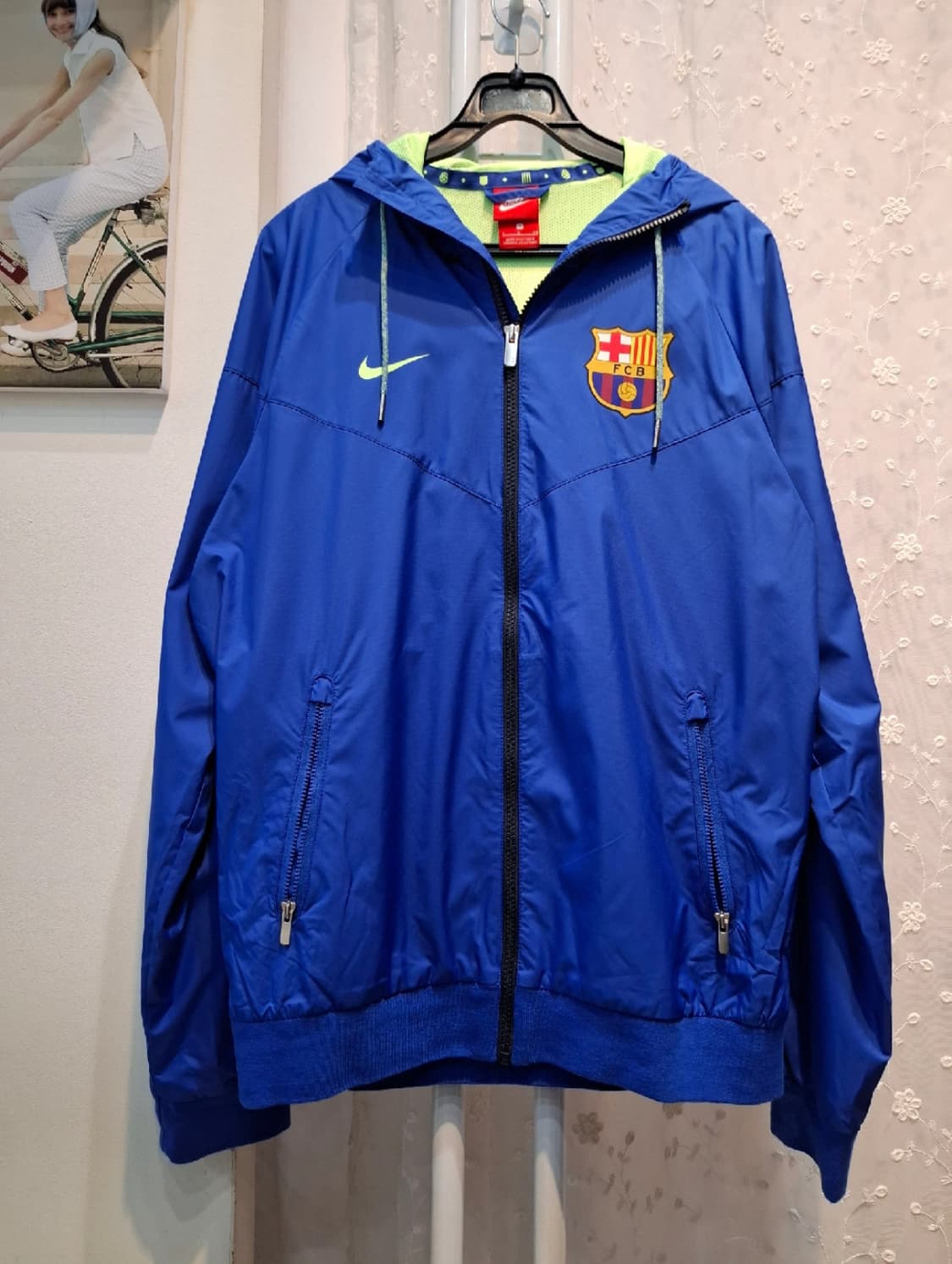 나이키 NIKE 바르셀로나 블루바람막이 - S (95~100) 상품이미지1