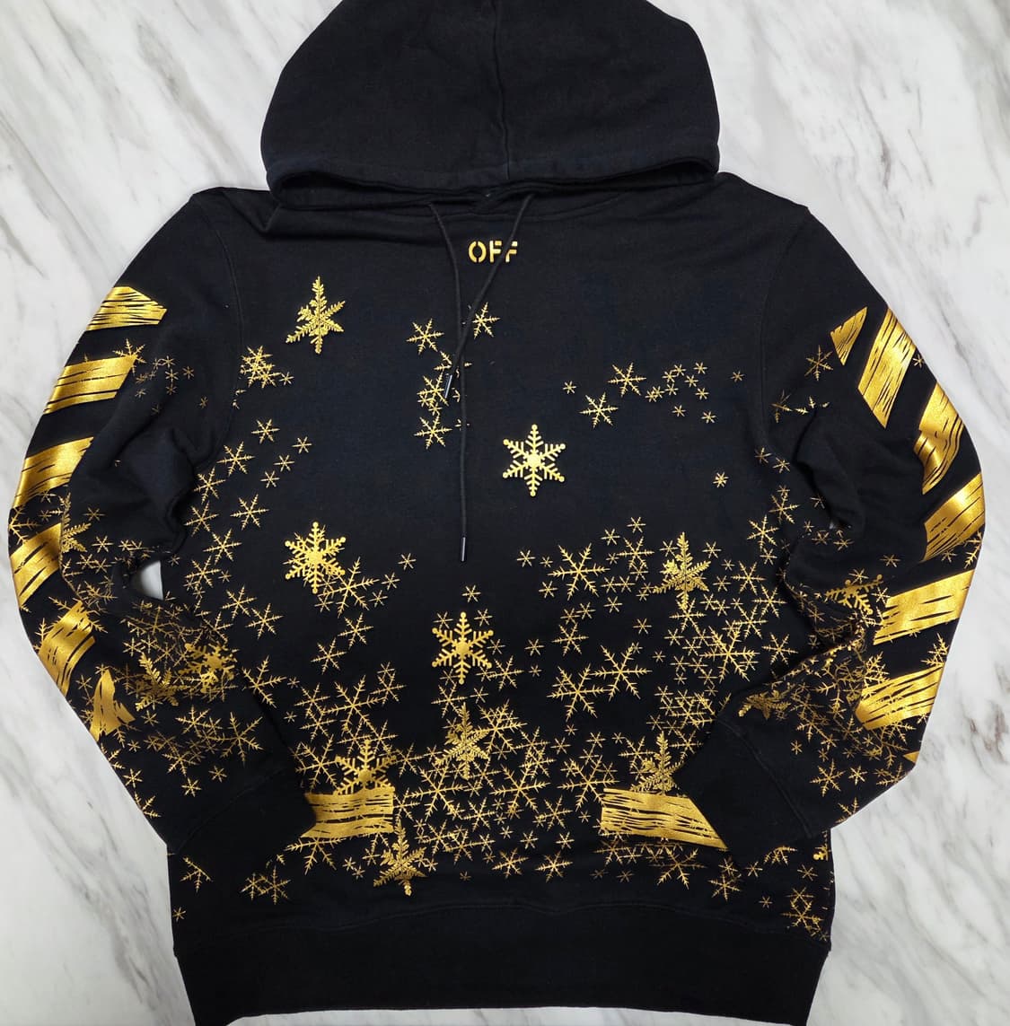 오프화이트 스노우 플레이크 후드티 상품이미지2
