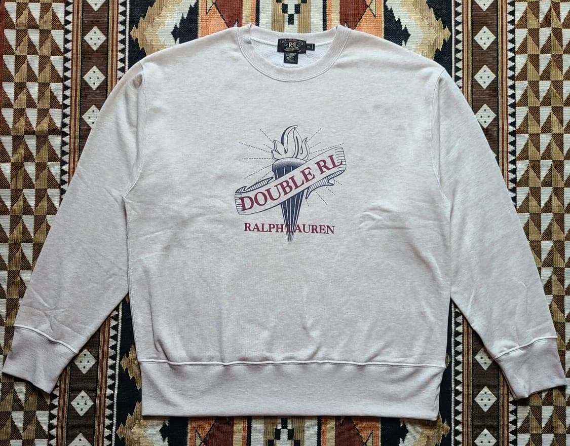 더블 알엘 바이 랄프 로렌 빈티지 토치 로고 스웻셔츠 상품이미지1