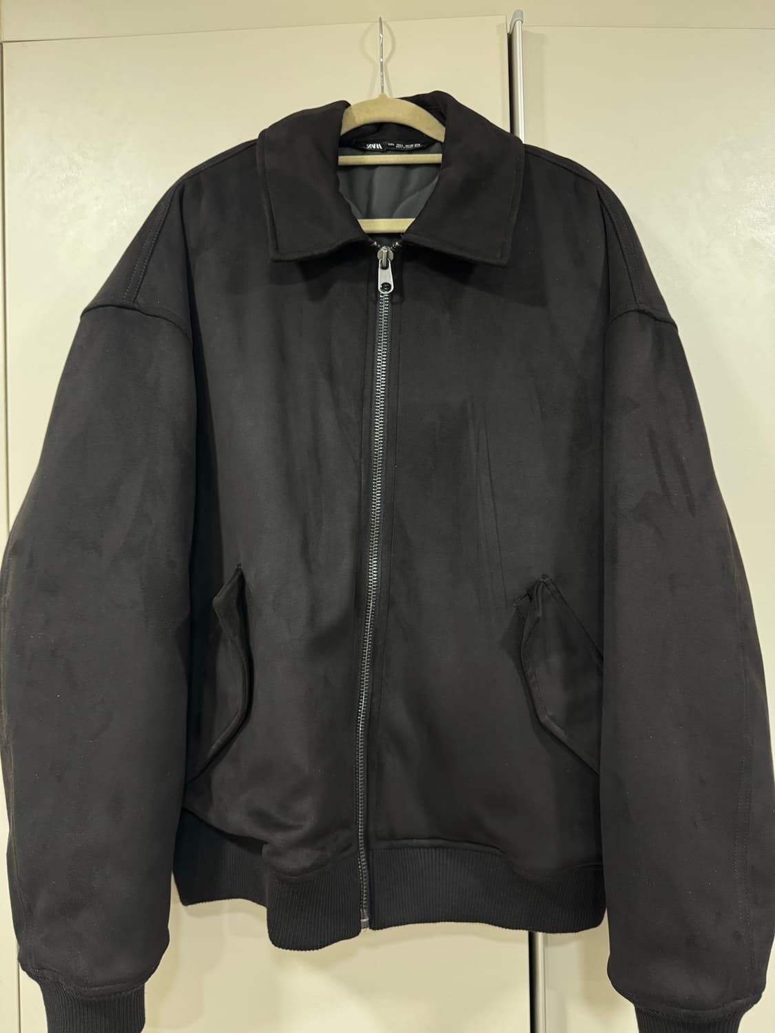 자라 블랙 스웨이드 자켓 상품이미지1