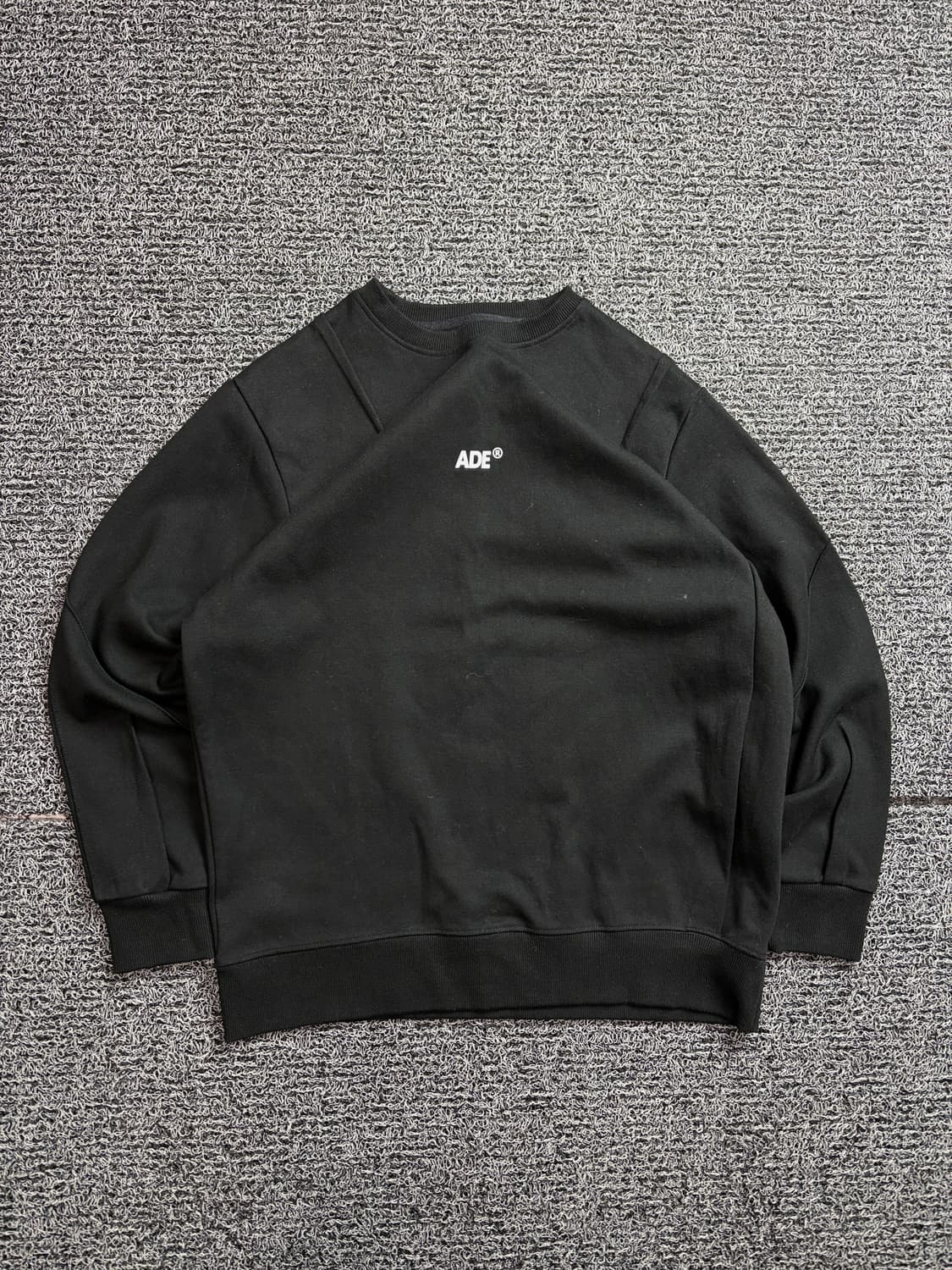 아더에러 헤비코튼 크루넥 스웻 셔츠 블랙 2170 상품이미지2