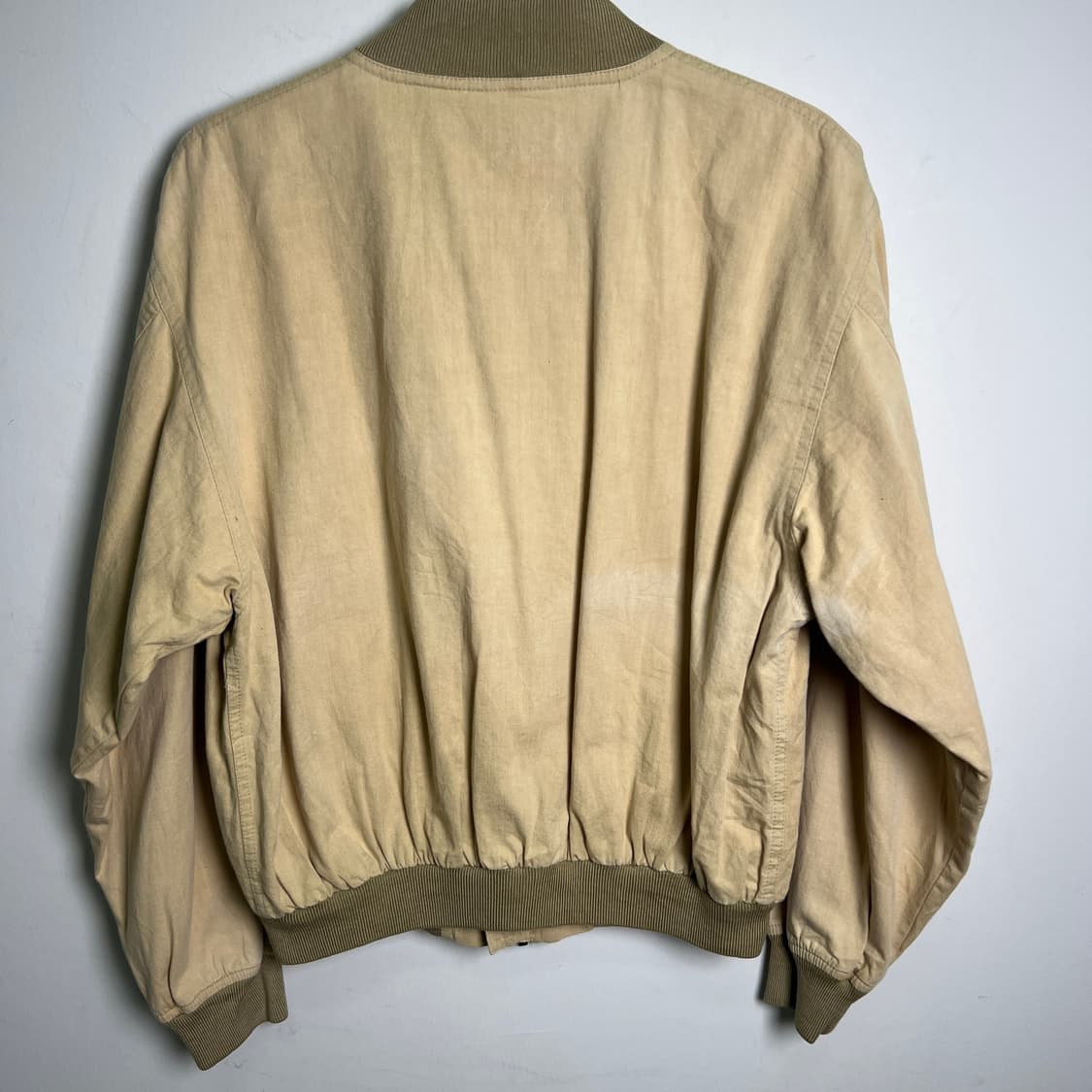 조르지오 아르마니 빈티지 베이지 봄버 자켓  상품이미지6