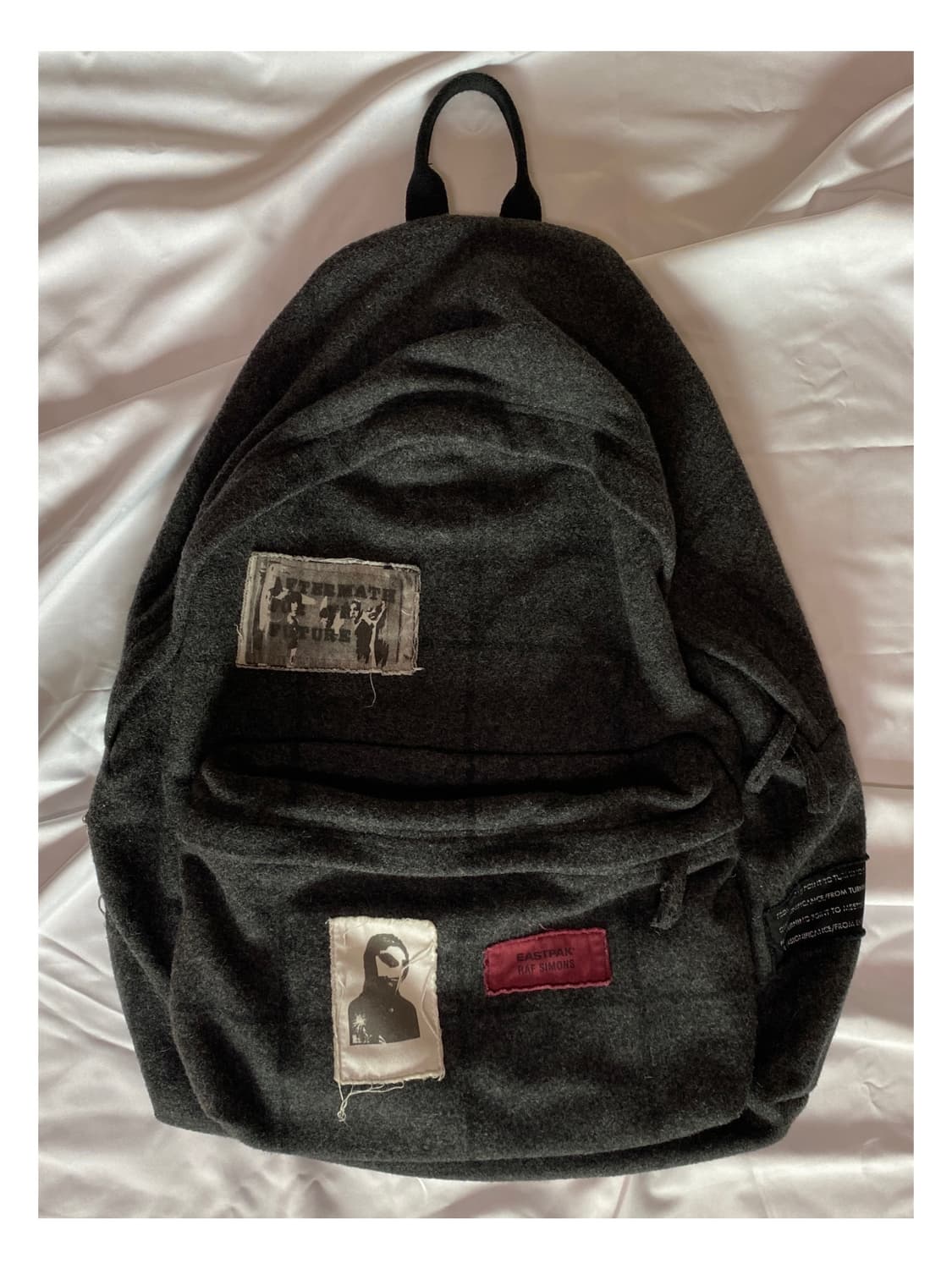 라프시몬스 08 아카이브 패치 울 아카이브 백팩 이스 상품이미지2