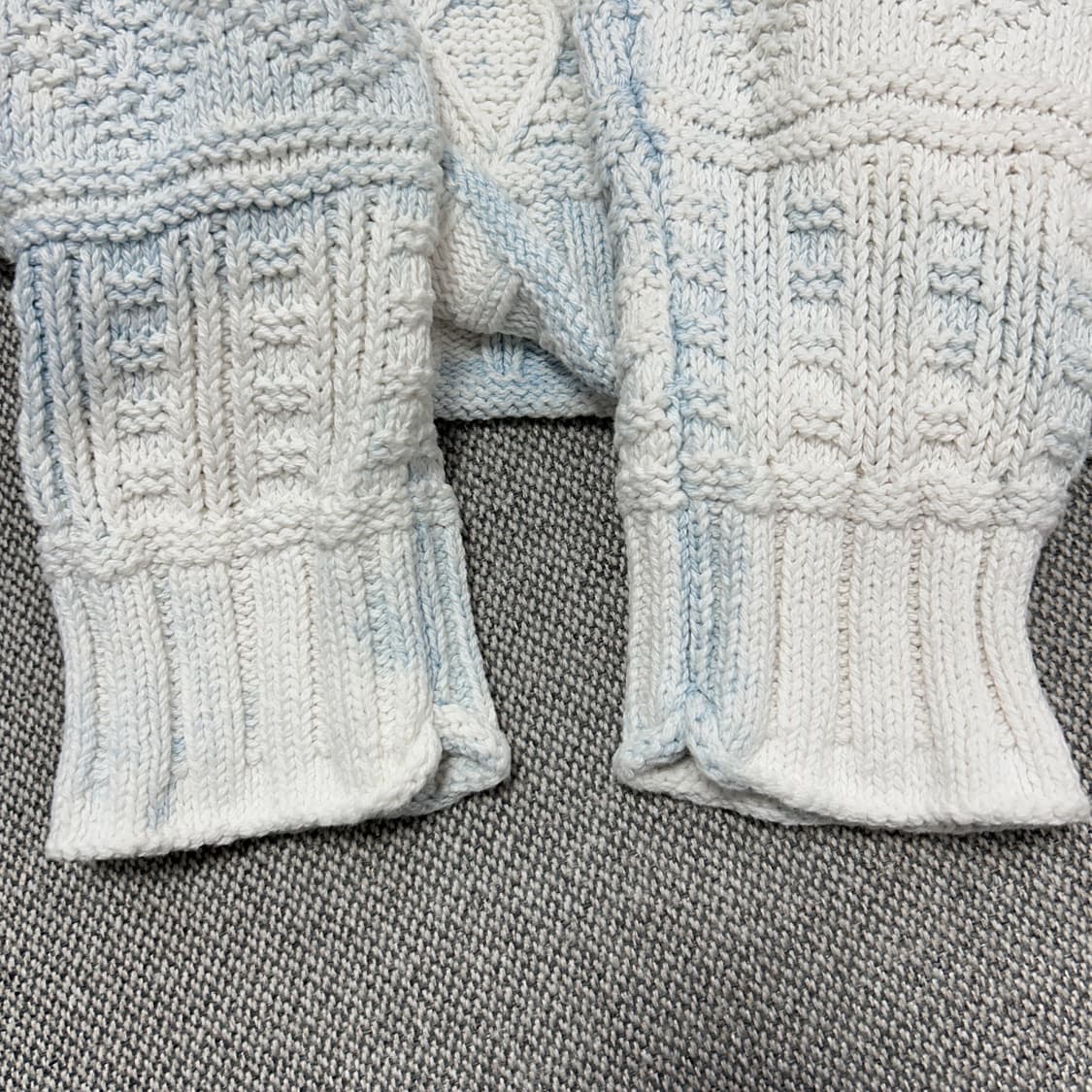 폴로 숄더버튼 노르딕 아란 케이블니트(XL) 상품이미지7