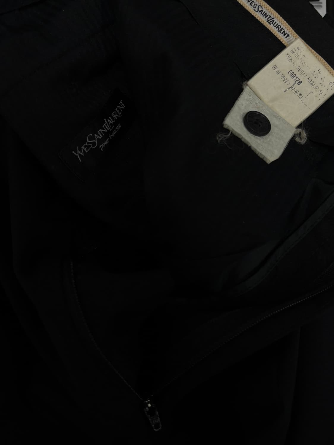 YSL 슬랙스 블랙 32 [50828] 상품이미지4